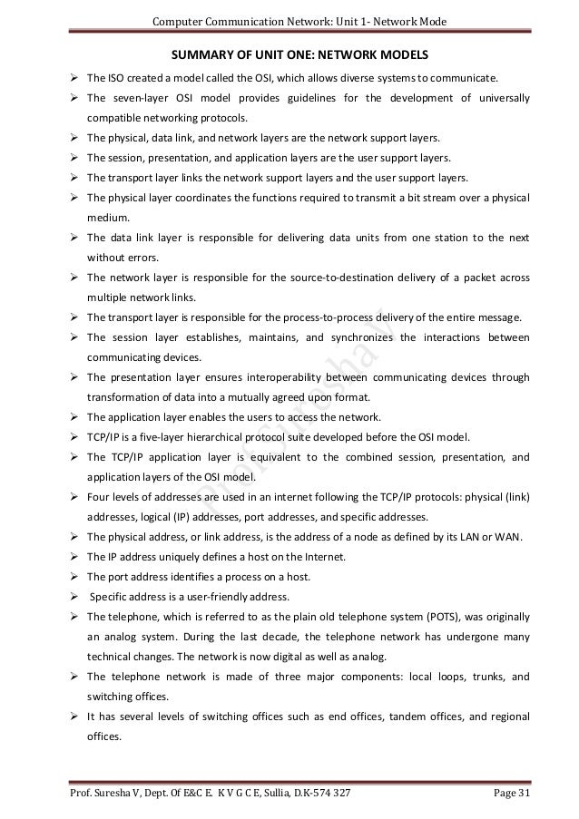 Computer Networks Notes For Ece Pdf